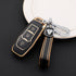 Acto TPU Gold Series Car Key Cover With TPU Gold Key Chain For Ford Ecosport