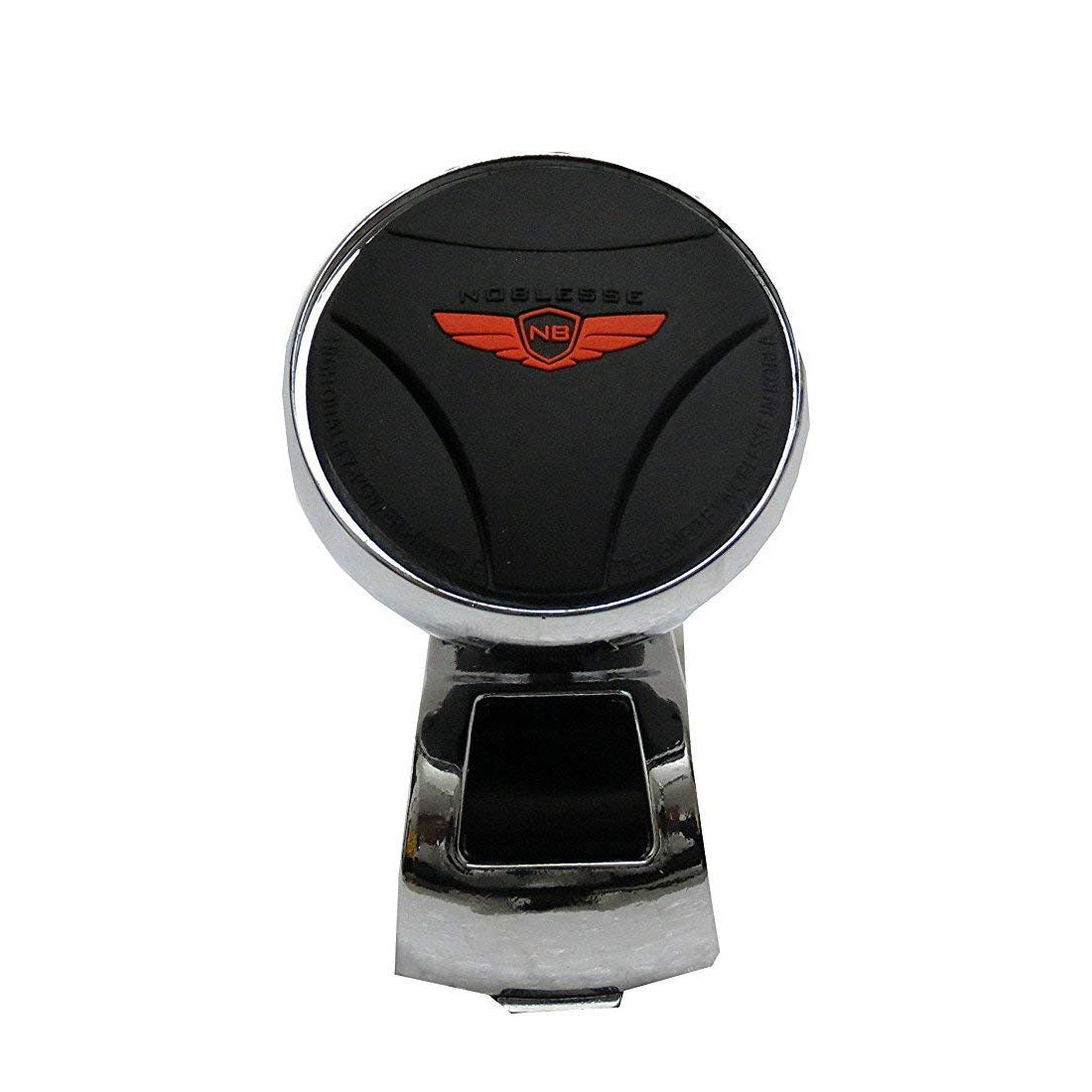 Noblesse Leather Power Handle Steering Knob Designed In Black Nb