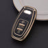 Acto TPU Gold Series Car Key Cover With TPU Gold Key Chain For Audi Q3