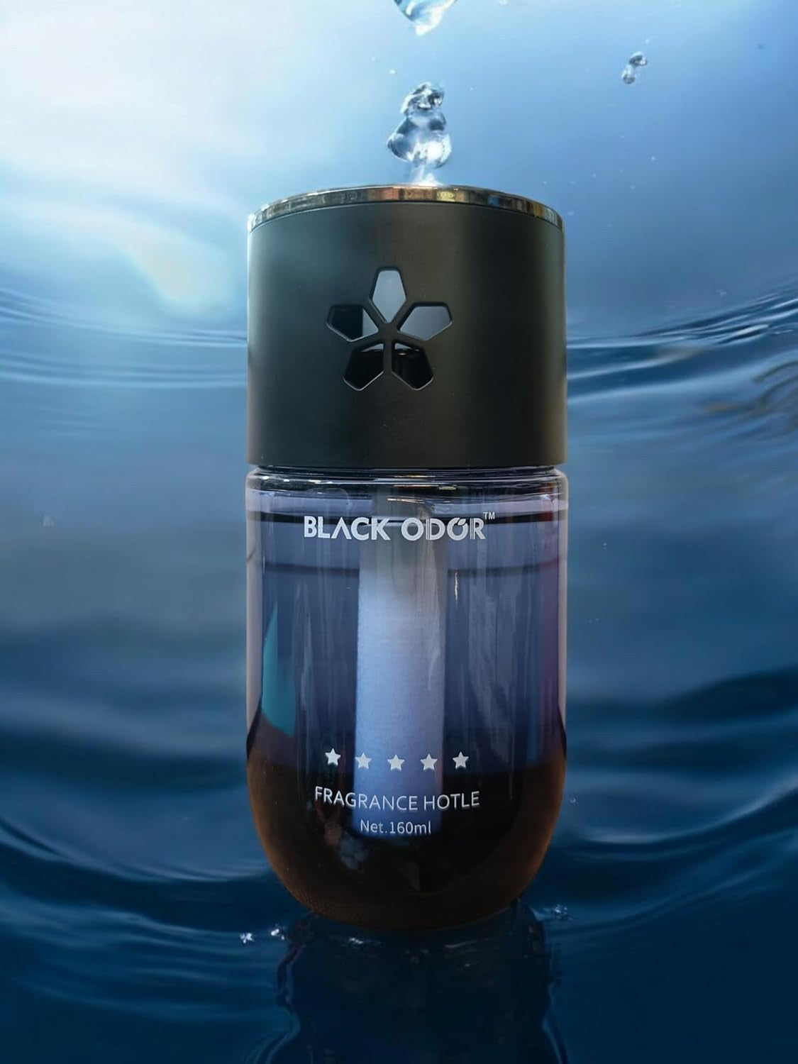 Black Odor Five Star Hotest Scent Car Fragrance Air Freshener Perfume For Car/Home/Office (160ml)