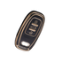 Acto TPU Gold Series Car Key Cover With TPU Gold Key Chain For Audi Q3