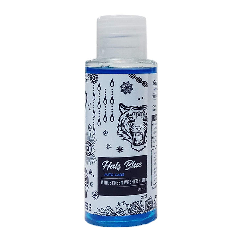 Hals-Blue-Windscreen-Washer-Fluid-(50ml-Each-Pack-of-6)-300ml-Car-cleaning-Car-care-Dust-Remove-Interior-and-Exterior-Cleaning