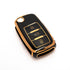 Acto TPU Gold Series Car Key Cover For Skoda Jetta