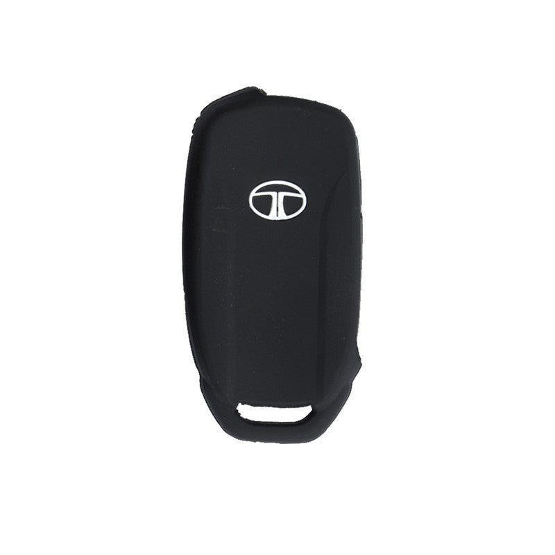 Acto Silicone Car Key Cover for Tata Tigor Black