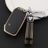 Acto TPU Gold Series Car Key Cover With TPU Gold Key Chain For Kia Sonet 2020