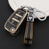 Acto TPU Gold Series Car Key Cover With TPU Gold Key Chain For Audi A6