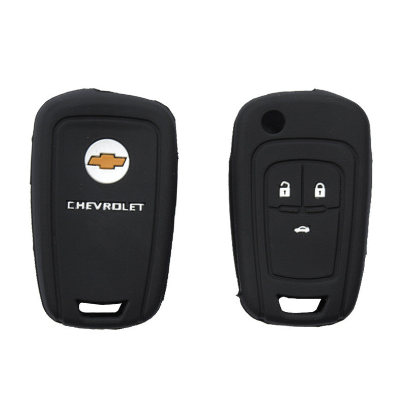 silicon-car-key-cover-chevrolet-cruze-black