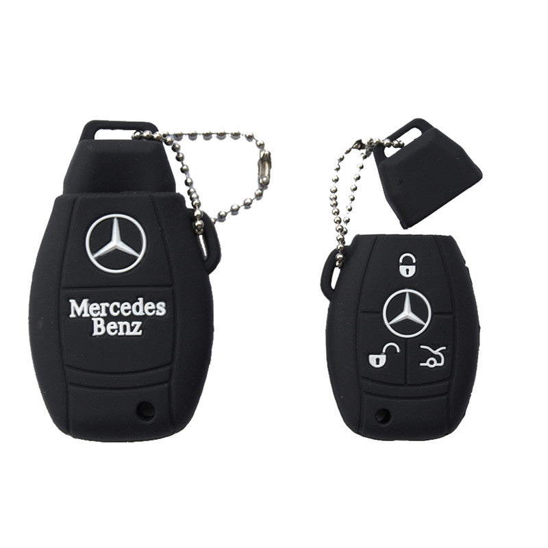 silicon-car-key-cover-mercedes-benz-e-class-black