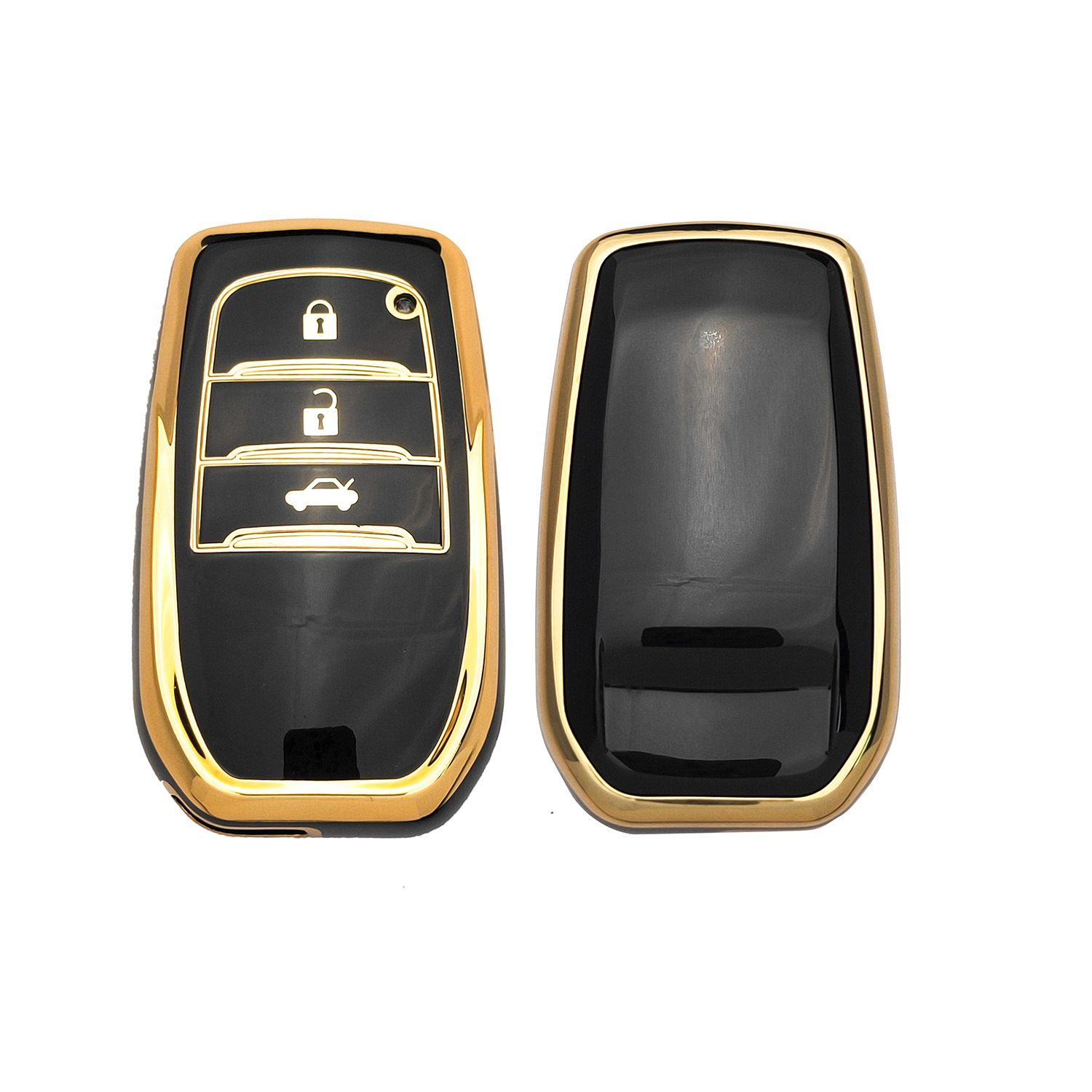 Acto TPU Gold Series Car Key Cover For Toyota Crysta