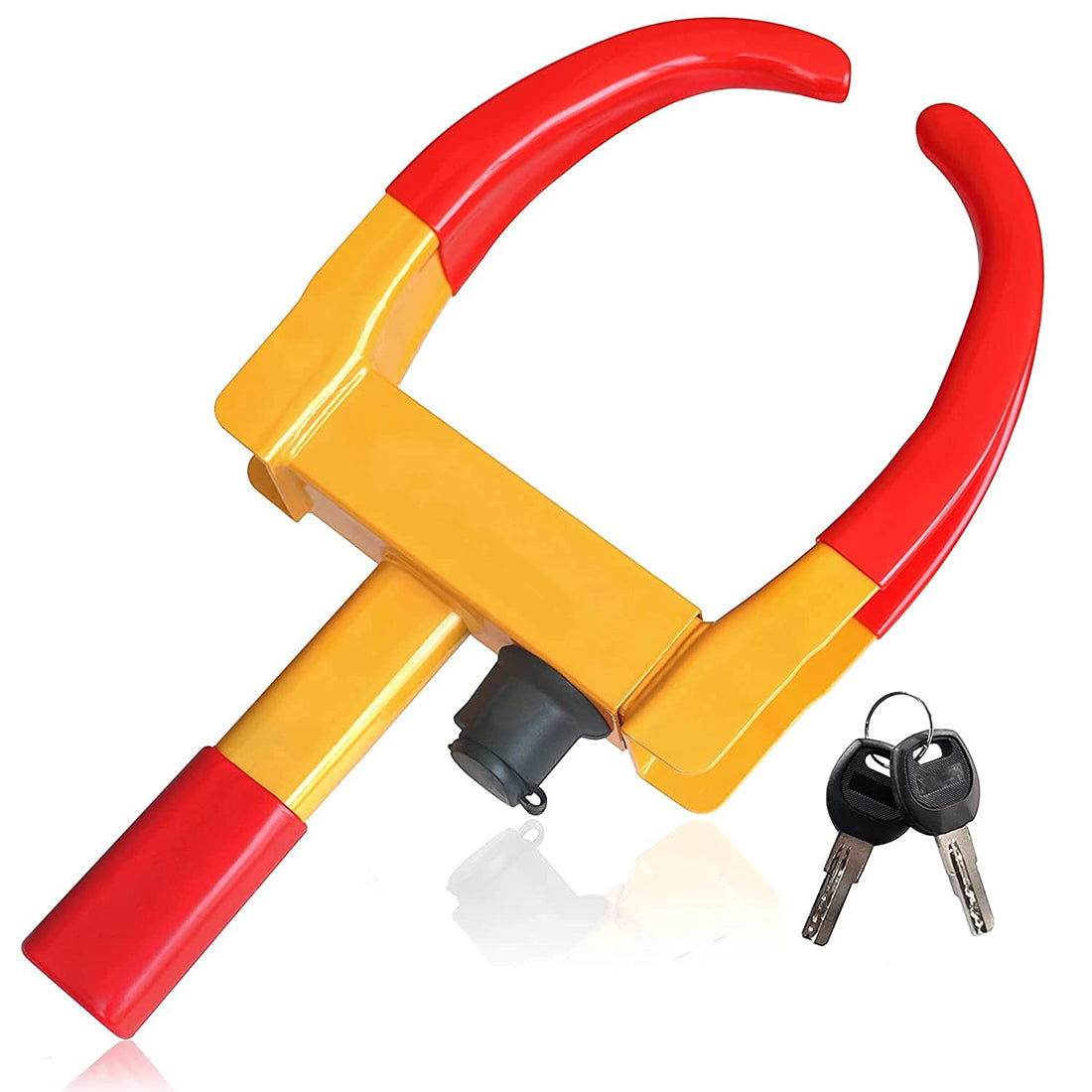 Anti-Theft Heavy Duty Metal Body Adjustable Claw Wheel Security Lock Tyre Lock Works with All Cars, Truck