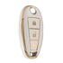 Acto TPU Gold Series Car Key Cover With Diamond Key Ring For Suzuki S-cross