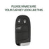 Acto TPU Gold Series Car Key Cover With Diamond Key Ring For Jeep Compass