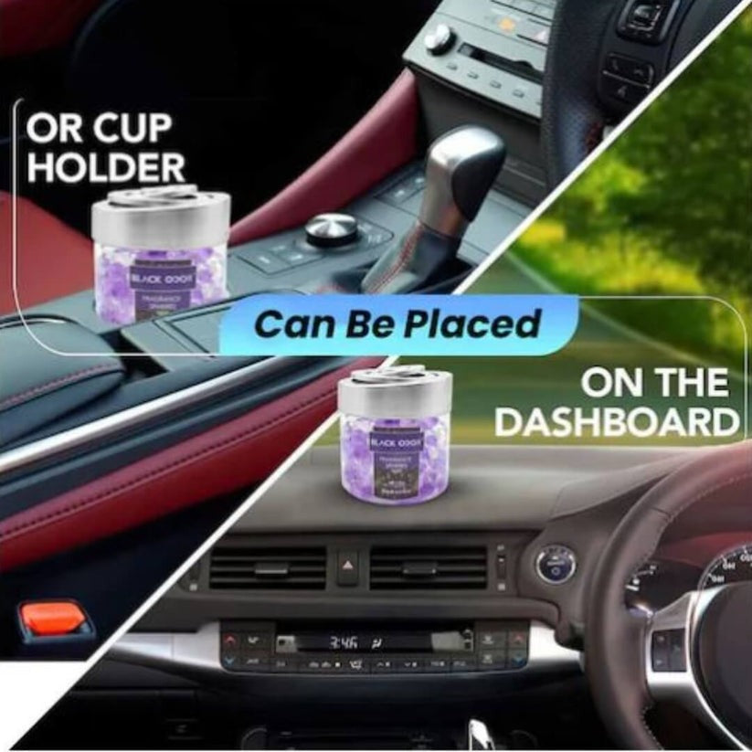 Black Odor Fashion Car Fragrance Boba Balls Soft Gel Perfume For Car/Home/Office (130Gm)