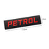 Car Sticker Petrol Logo Emblem Badge 3D Metal Car Decals Car Styling