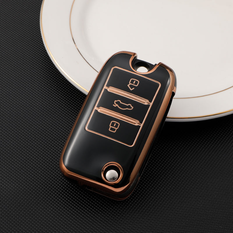 Acto TPU Gold Series Car Key Cover For MG ZS