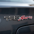 Carsonify 3D Metal TRD Sports Car Badge Emblem Sticker | Premium Aluminum Alloy Chrome TRD Sport Logo Decal | Self-Adhesive Car & Bike Exterior Decoration | Metallic Auto Styling Accessory