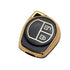 Acto TPU Gold Series Car Key Cover With TPU Gold Key Chain For Suzuki Swift