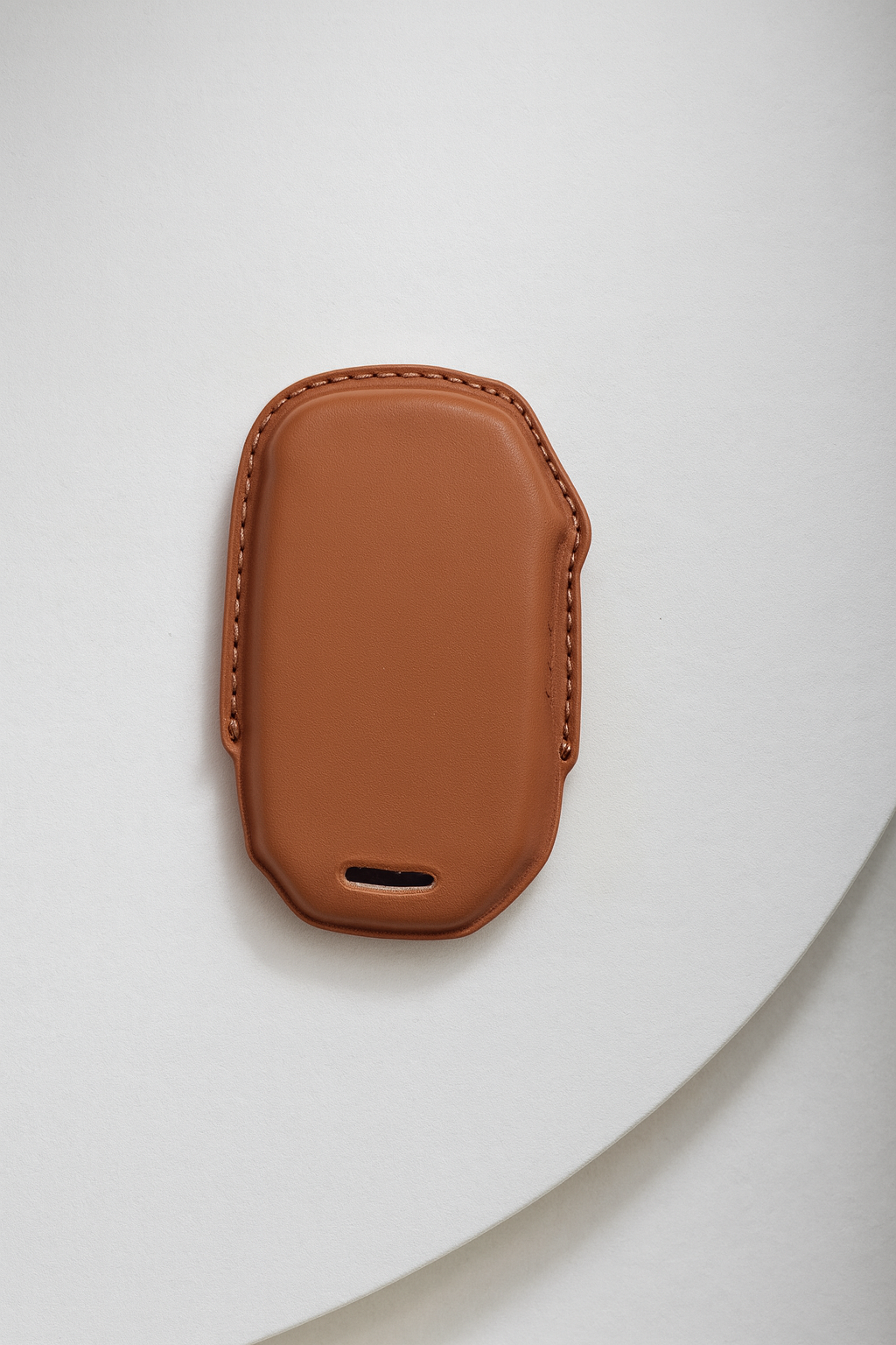 ACTO PU Leather Key Cover with Leather Key Chain Compatible with KIA Sonet 2025+ | Seltos 2025+ 3 Button Smart Key Pack of 1 Pcs