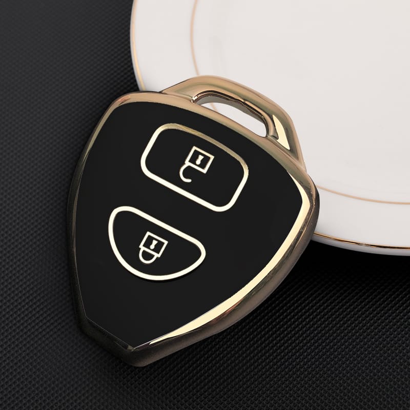 Acto TPU Gold Series Car Key Cover For Toyota Fortuner