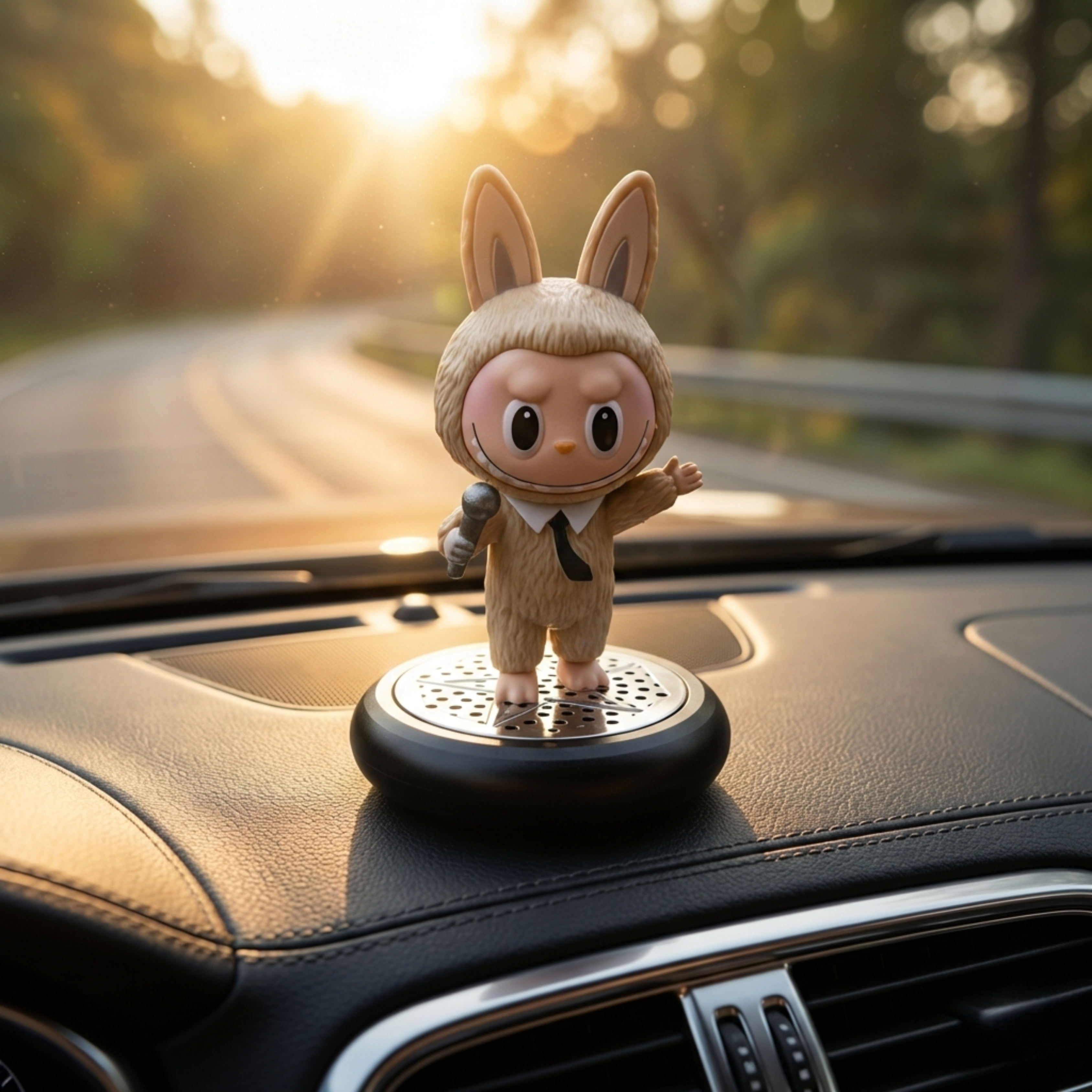 Acto Car Dashboard Cute Labubu Showpiece | Interior Decoration Accessory for Car – Dashboard & Home Decor