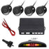 Car Reverse Backup Sensor System Parking Assistant Kit set of 4pcs