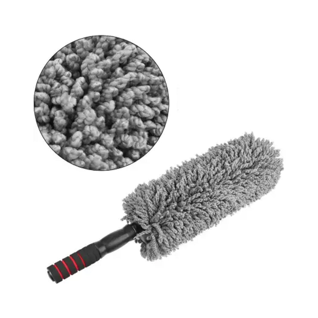 Super Soft Round Microfiber Car Duster Extendable Handle, Supers, Car Cleaning Brush Duster for Car Cleaning Dusting