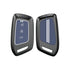 Acto Metal Sapphire Key Cover and Key chain Compatible with MG Windsor EV I Astor I Hector I Comet EV I Hector plus I Gloster I ZS EV I ZS Pack of 1 Set (Glow in the Night)