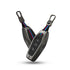 Acto Metal Sapphire Key Cover and Key chain Compatible with Mahindra Xuv500 Pack of 1 Set (Glow in the Night)