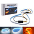 Universal Car Indicator & Headlight Led Strip Light Daytime Running Light Pack of 2 Pcs