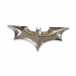 Carsonify 3D Metal Batman Car Badge Emblem Sticker | Aluminum Alloy Chrome Finish Bat Logo Decal | Self-Adhesive Car & Bike Exterior Decoration | Premium Metallic Auto Styling