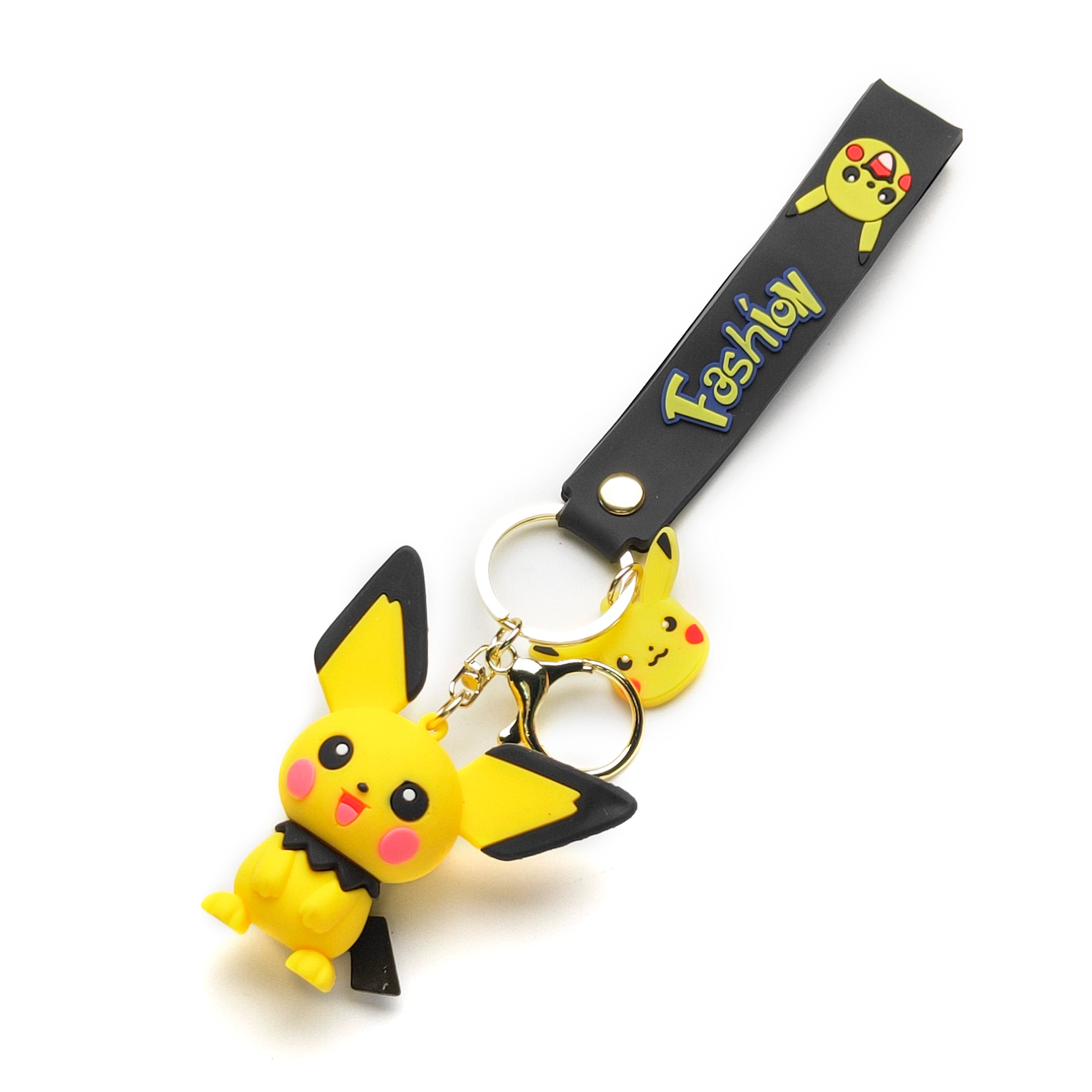 3D PVC Cartoon Keychain Pokeymon Pikachu