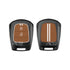 Acto Metal Sapphire Key Cover and Key chain Compatible with Hyudai I-10 Grand, Santro Pack of 1 Set (Glow in the Night)