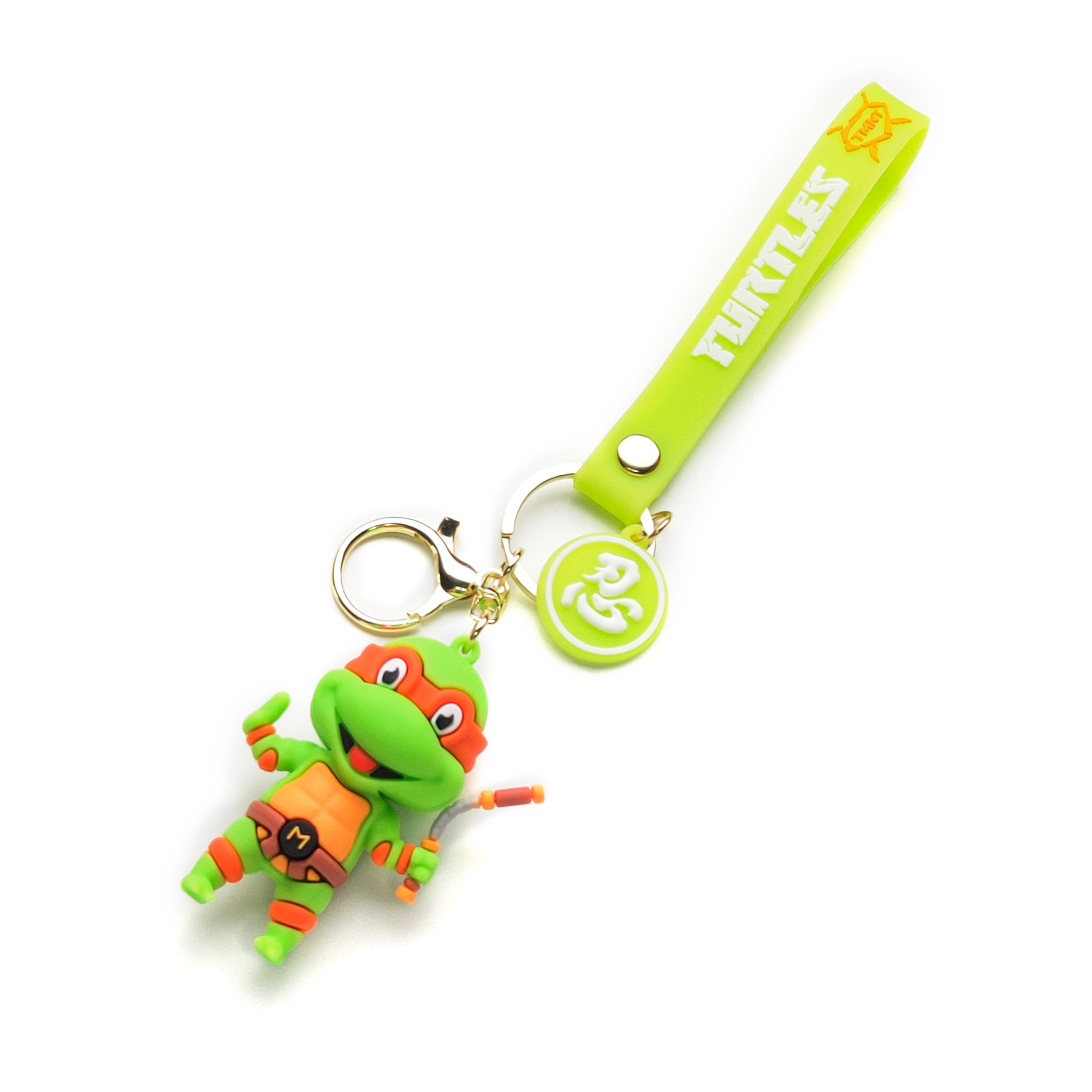 3D PVC Cartoon Keychain Ninja Turtles