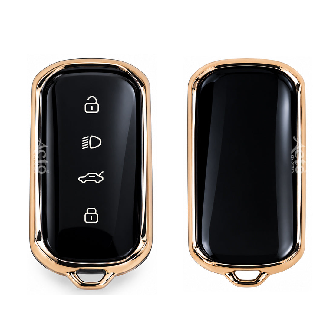 TPU Gold Series Key Cover for Tata Curvv | Sierra - TAT-8