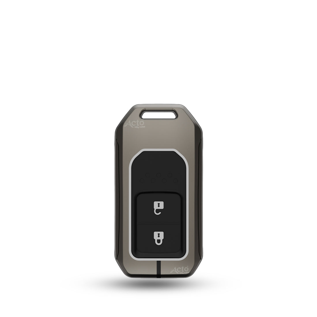 Acto Metal Sapphire Key Cover and Key chain Compatible with Honda BR-V Pack of 1 Set (Glow in the Night)