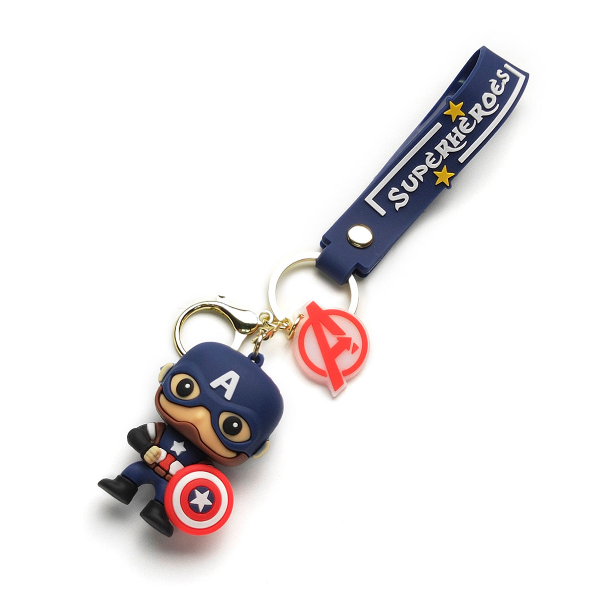 3D PVC Cartoon Keychain