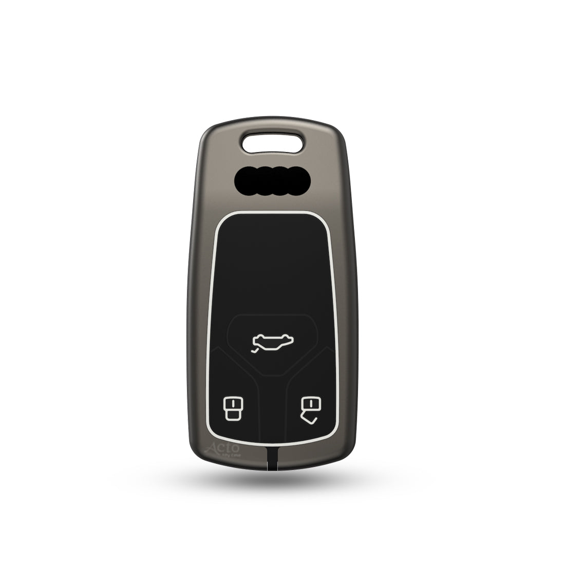 Acto Car Key Cover Metal Silicone Compatible with Audi A8