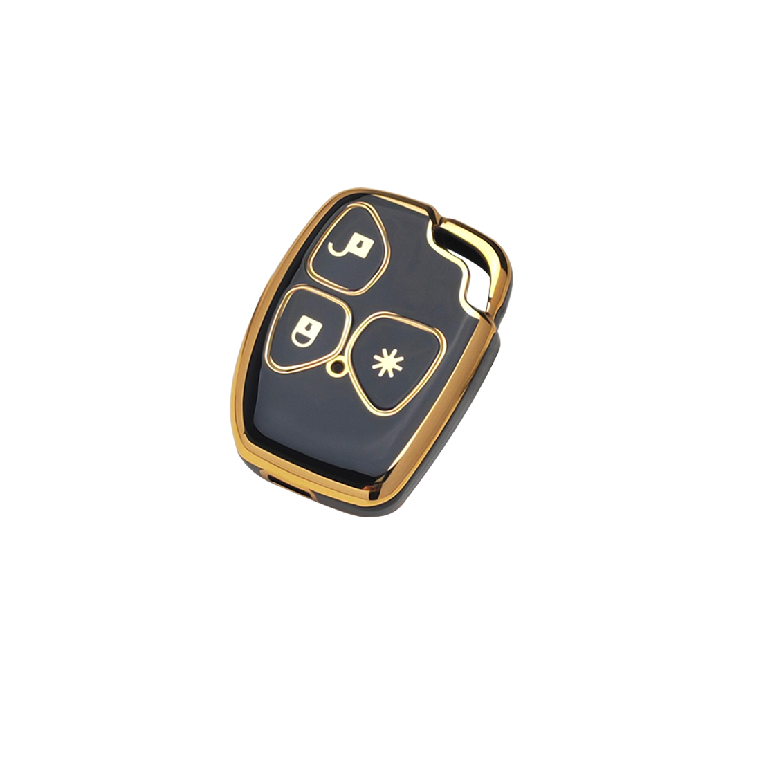 Acto TPU Gold Series Car Key Cover For Mahindra Quanto