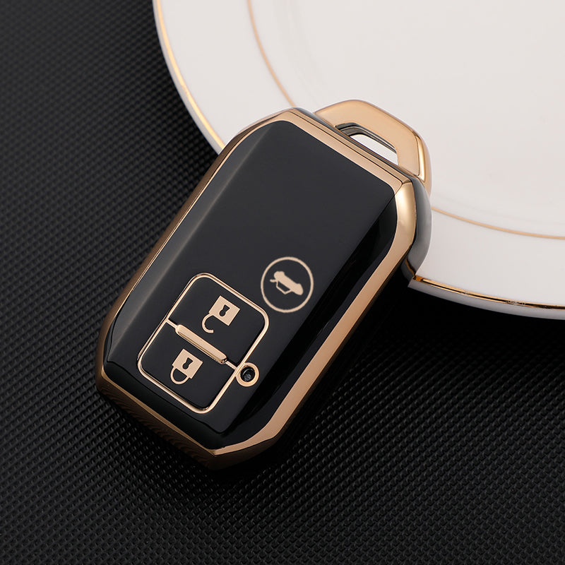 Acto TPU Gold Series Car Key Cover For Suzuki New Dzire