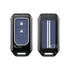 Acto Metal Sapphire Key Cover and Key chain Compatible with Honda BR-V Pack of 1 Set (Glow in the Night)