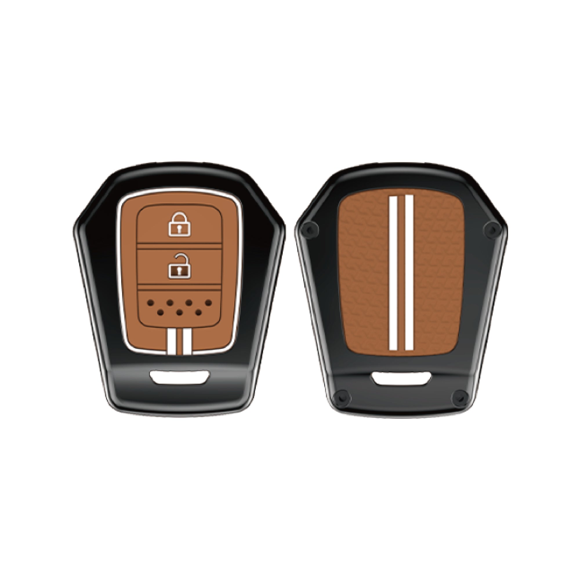 Acto Metal Sapphire Key Cover and Key chain Compatible with Honda CR-V Pack of 1 Set (Glow in the Night)