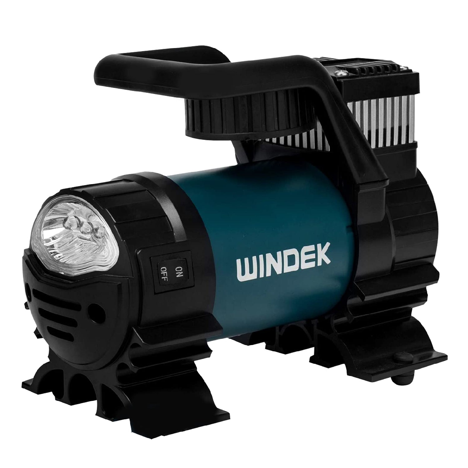 Windek 4001 Heavy Duty Tyre Inflator with Advanced Design, Speedy Inflation Air Pump Compatible with All Bike & Car