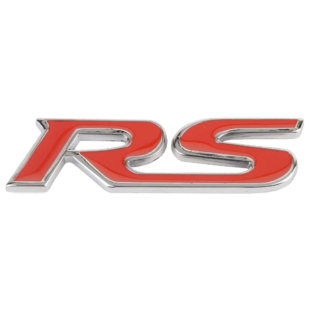 Universal Fashion 3D Car Metal Logo RS Car Truck Decor Pattern Badge Sticker