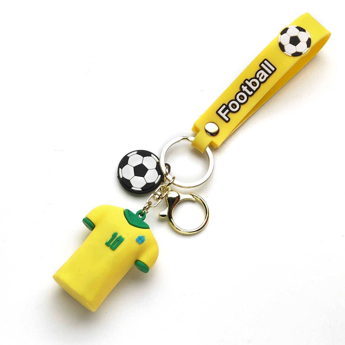 3D PVC Cartoon Keychain Football Jersey