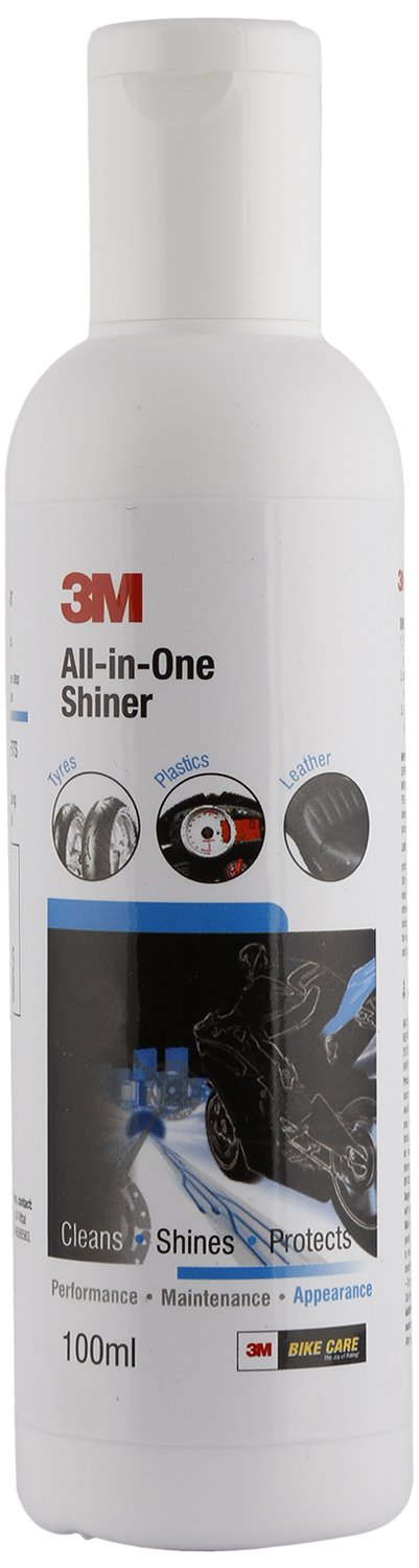 3M All-In-One Shiner (100 Ml) | Restore Shine On Plastic & Leather Parts On Bikes | Reduce Dust Accumulation