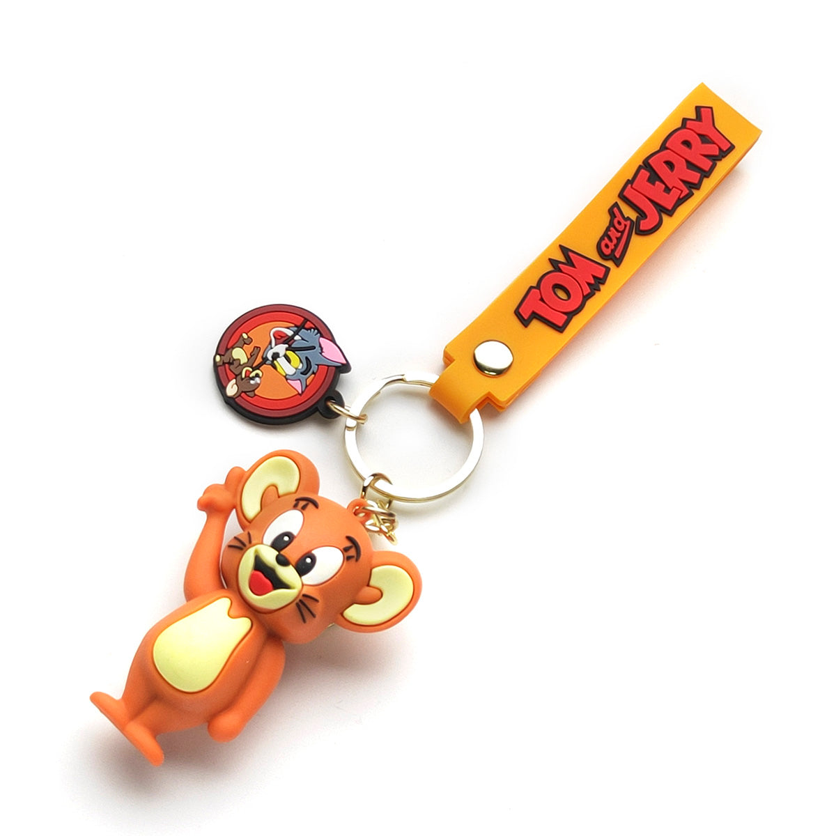 3D PVC Cartoon Keychain Tom and Jerry Tom