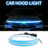 Car Hood Light Exterior Flexible Car Strip White Lights, Dynamic Car LED Strip Light Running Light Strip for Car