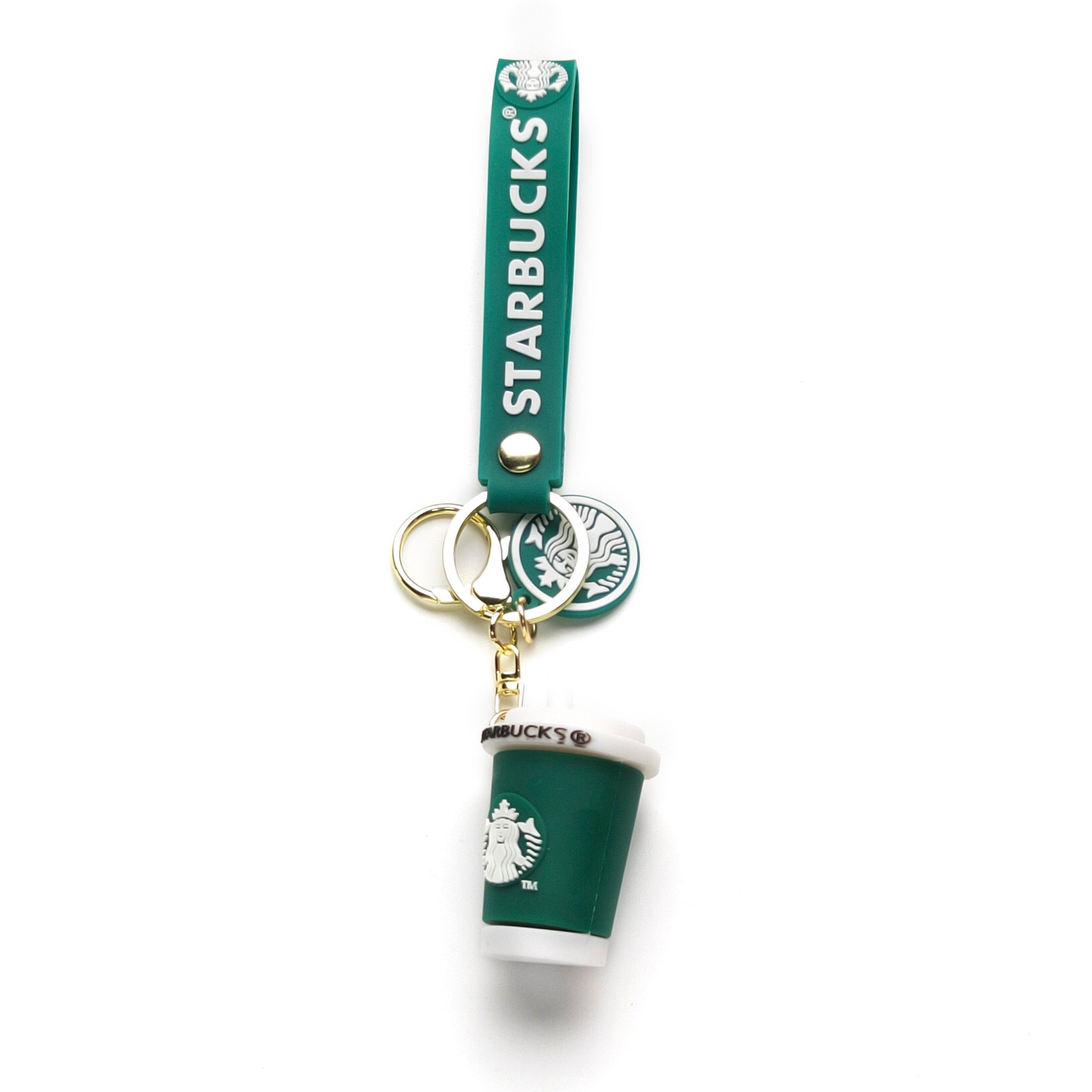 3D PVC Cartoon Keychain Starbucks Coffee Cup