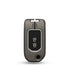 Acto Metal Sapphire Key Cover and Key chain Compatible with Honda City, WR-V, Jazz Pack of 1 Set (Glow in the Night)