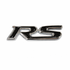 Carsonify 3D Metal RS Car Badge Emblem Sticker | Premium Aluminum Alloy Chrome RS Logo Decal | Self-Adhesive Metallic Badge for Car, Bike & SUV Exterior | Stylish Auto Decoration Accessory